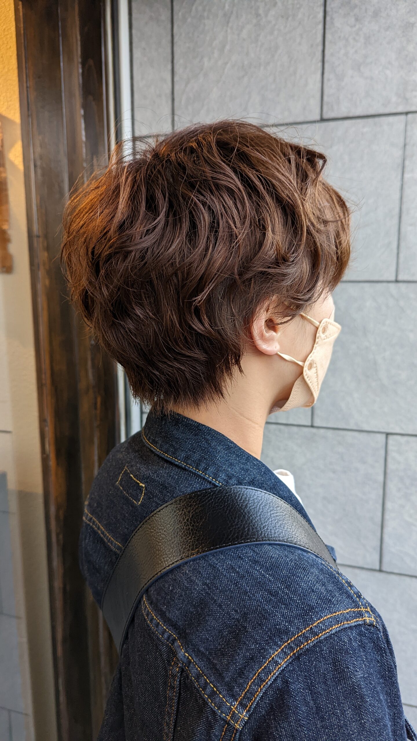 ショートヘアの波ウェーブアレンジ - 池田市石橋の美容室なら